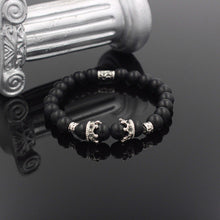 Matte Onyx Stone Bead Bracelet